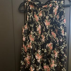 BLACK FLORAL DRESS